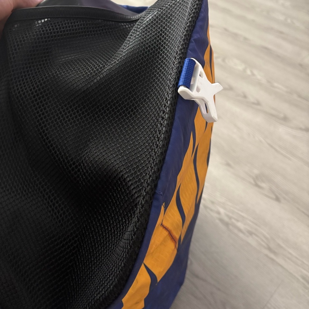 Nike Men's Duffel Bag in Blue and Yellow - Picture 6 of 6